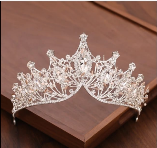 corona de quinceañera plata